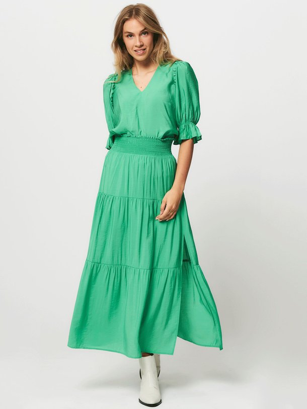 Ontdek de Solaire viscosemix maxi rok van Dante 6 in de kleur groen bij Orangebag. Op werkdagen voor 21:45 besteld, morgen in huis.
