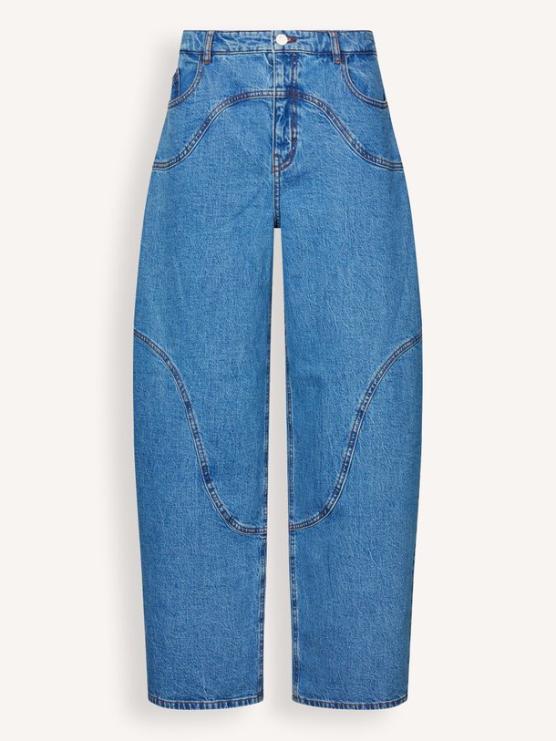 Ontdek de Napolen high waist barrel fit stretch jeans van Baum und Pferdgarten in de kleur Blauw bij Orangebag. Op werkdagen voor 21:45 besteld, morgen in huis.