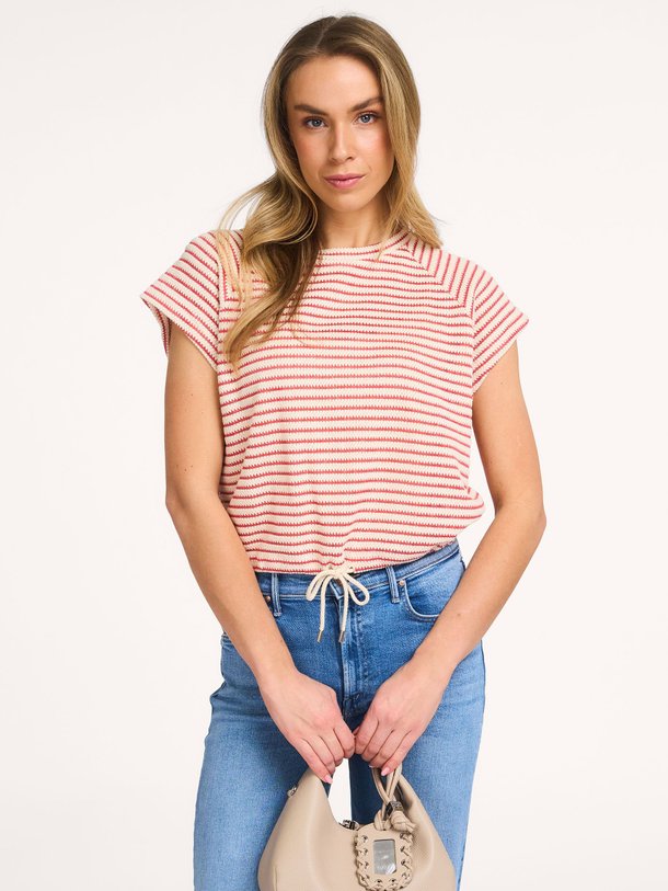 Ontdek de Forno katoenmix gestreepte top van La Fee Maraboutee in de kleur Ecru bij Orangebag. Op werkdagen voor 21:45 besteld, morgen in huis.