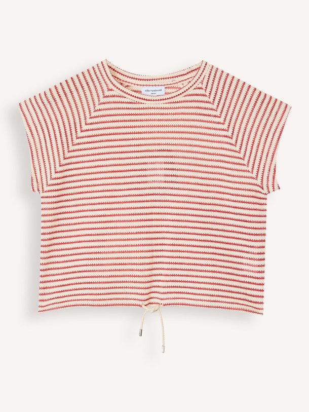 Ontdek de Forno katoenmix gestreepte top van La Fee Maraboutee in de kleur Ecru bij Orangebag. Op werkdagen voor 21:45 besteld, morgen in huis.