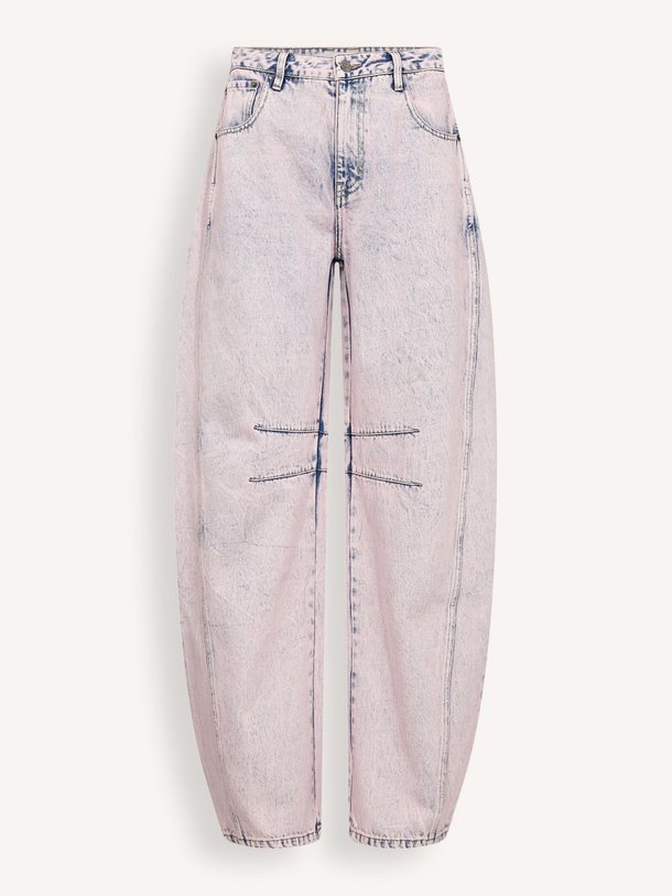 Ontdek de Drew mid waist barrel fit jeans van Haute L'Amitié in de kleur Lichtroze bij Orangebag. Op werkdagen voor 21:45 besteld, morgen in huis.