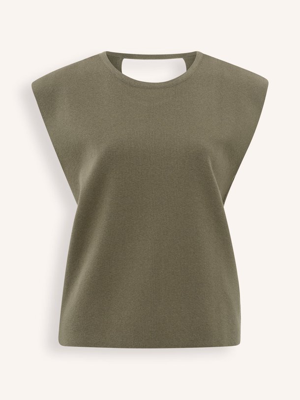 Ontdek de Katoenmix fijngebreide top van Yaya in de kleur mosgroen bij Orangebag. Op werkdagen voor 21:45 besteld, morgen in huis.