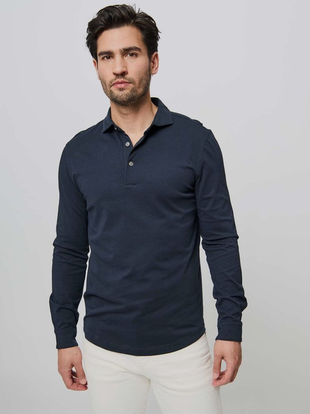 Ontdek de katoenen polo van Profuomo in de kleur donkerblauw bij Orangebag. Op werkdagen voor 21:45 besteld, morgen in huis.