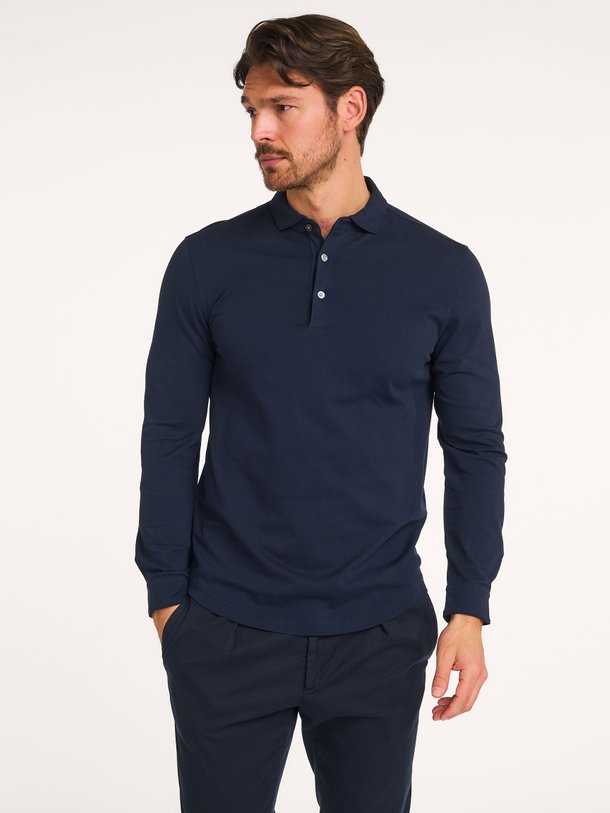 Ontdek de katoenen polo van Profuomo in de kleur donkerblauw bij Orangebag. Op werkdagen voor 21:45 besteld, morgen in huis.