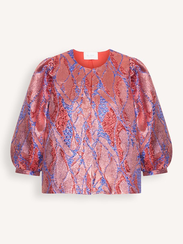 Ontdek de Mauri geweven jacquard blouse van By-Bar in de kleur Koraal bij Orangebag. Op werkdagen voor 21:45 besteld, morgen in huis.