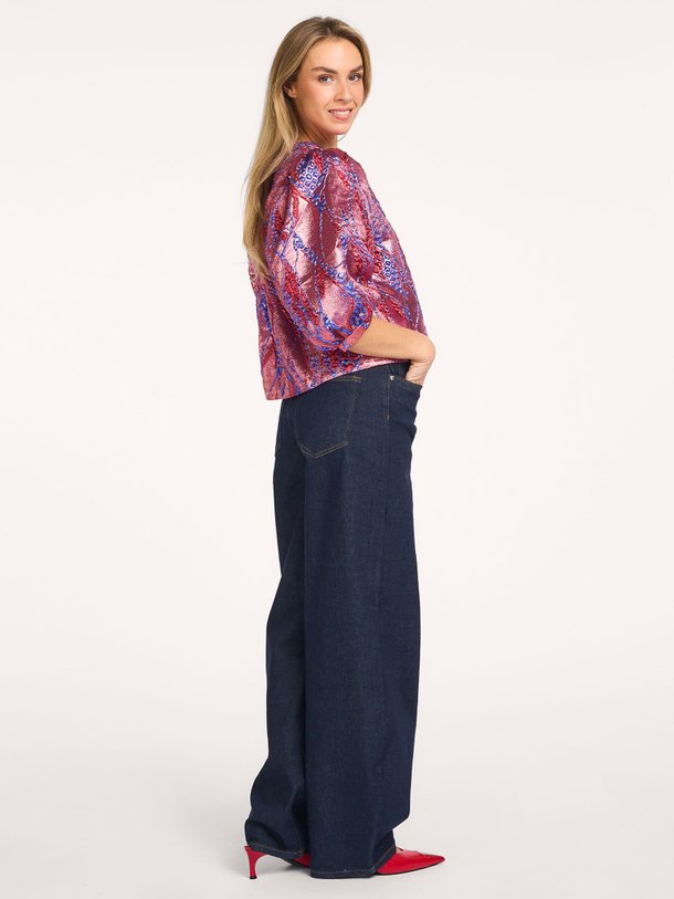 Ontdek de Mauri geweven jacquard blouse van By-Bar in de kleur Koraal bij Orangebag. Op werkdagen voor 21:45 besteld, morgen in huis.