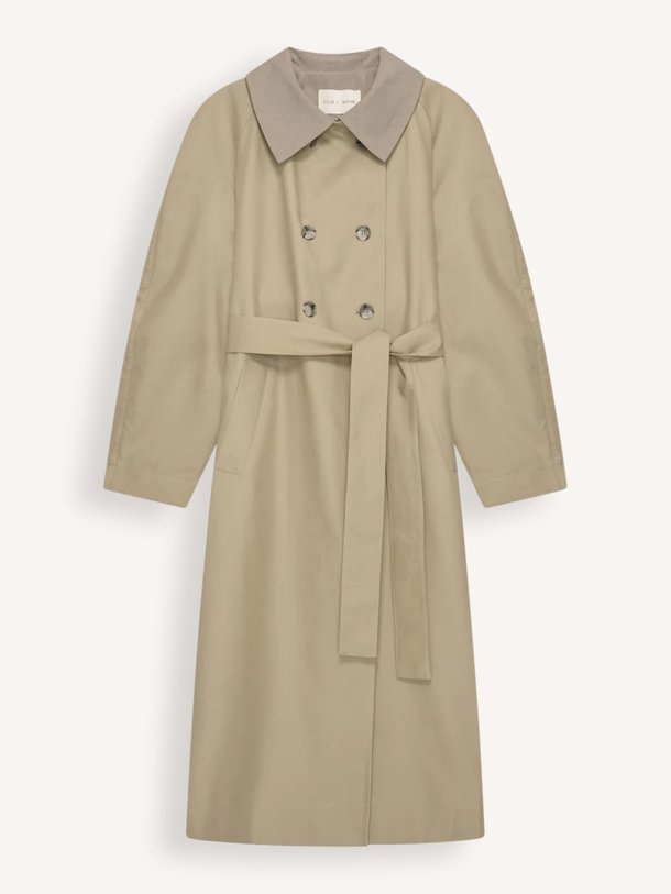 Ontdek de Cari katoenen trenchcoat van Club L`avenir in de kleur Zand bij Orangebag. Op werkdagen voor 21:45 besteld, morgen in huis.