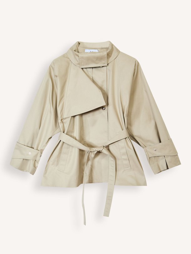 Ontdek de Ralya katoenen trenchcoat van Iro in de kleur Beige bij Orangebag. Op werkdagen voor 21:45 besteld, morgen in huis.