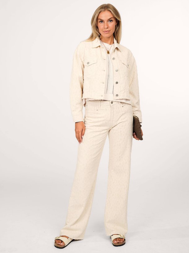 Ontdek de Nuit high waist wide leg non stretch jeans van Dante 6 in de kleur crème bij Orangebag. Op werkdagen voor 21:45 besteld, morgen in huis.
