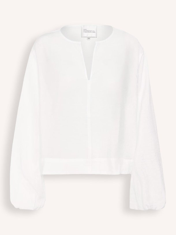 Ontdek de Lilo viscosemix top van My Essential Wardrobe in de kleur wit bij Orangebag. Op werkdagen voor 21:45 besteld, morgen in huis.