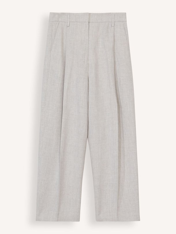 Ontdek de Linnenmix gemêleerde pantalon van Zenggi in de kleur grijs bij Orangebag. Op werkdagen voor 21:45 besteld, morgen in huis.