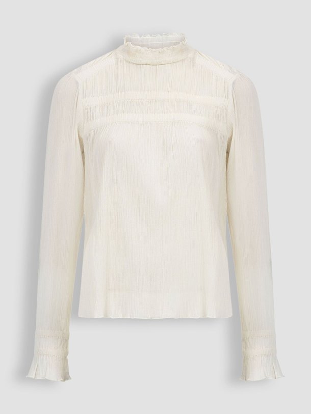 Ontdek de Bella katoenen top met structuur van Alchemist in de kleur off-white bij Orangebag. Op werkdagen voor 21:45 besteld, morgen in huis.