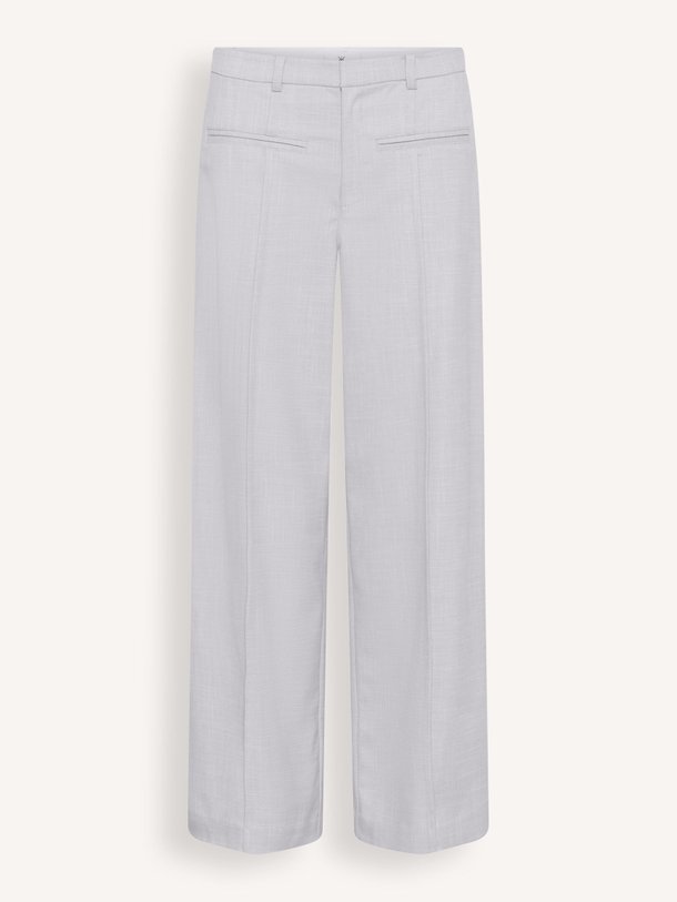 Ontdek de Elena viscosemix broek van Karen By Simonsen in de kleur Lichtgrijs bij Orangebag. Op werkdagen voor 21:45 besteld, morgen in huis.