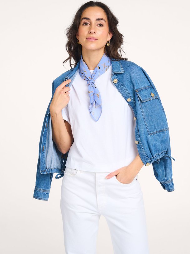 Ontdek de Doven katoenen T-shirt van Sessun in de kleur Wit bij Orangebag. Op werkdagen voor 21:45 besteld, morgen in huis.