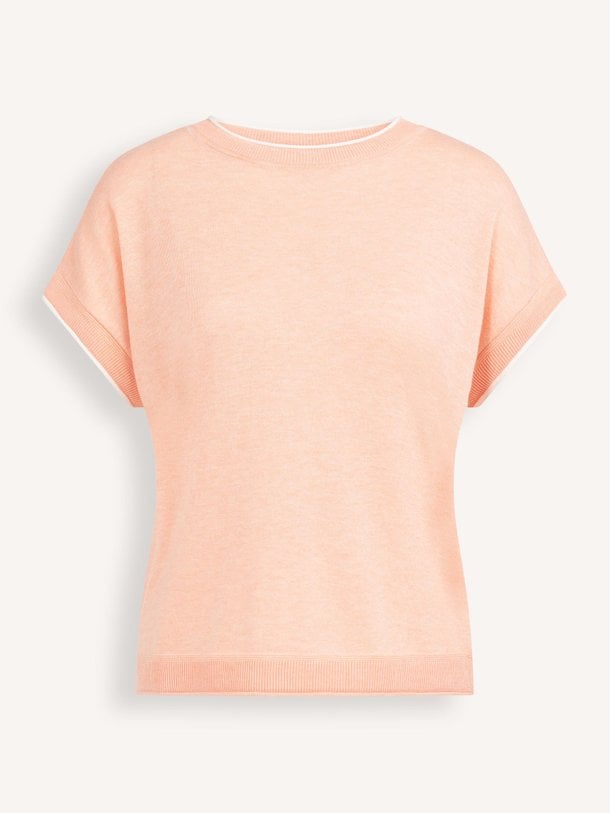 Ontdek de Katoenmix gemêleerde top van Yaya in de kleur Perzik bij Orangebag. Op werkdagen voor 21:45 besteld, morgen in huis.
