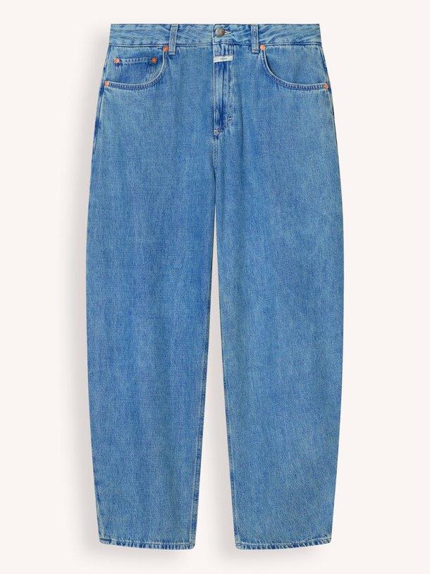 Ontdek de Jazzie mid waist barrel fit jeans van Closed in de kleur Blauw bij Orangebag. Op werkdagen voor 21:45 besteld, morgen in huis.
