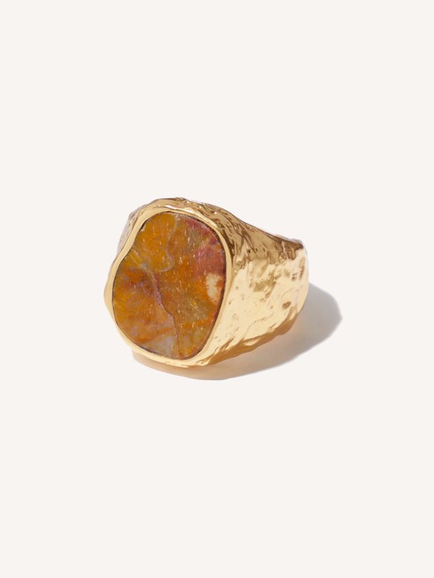 Ontdek de Orvill vergulde ring met Jasper steen van Mimi et Toi in de kleur goudkleur bij Orangebag. Op werkdagen voor 21:45 besteld, morgen in huis.