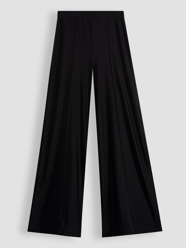 Ontdek de Indie elastische wide leg broek van Notes du Nord in de kleur zwart bij Orangebag. Op werkdagen voor 21:45 besteld, morgen in huis.