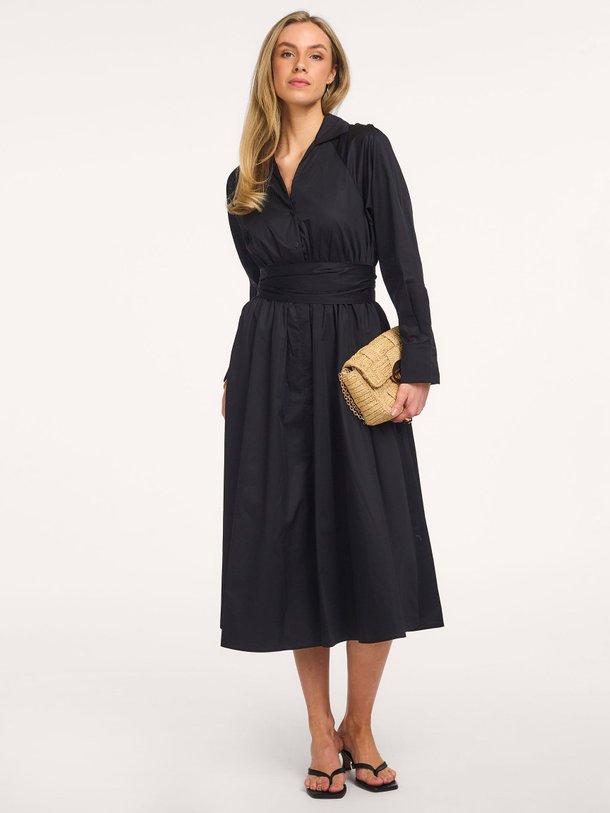 Ontdek de Meadow katoenen doorknoopjurk van Devotion in de kleur Zwart bij Orangebag. Op werkdagen voor 21:45 besteld, morgen in huis.