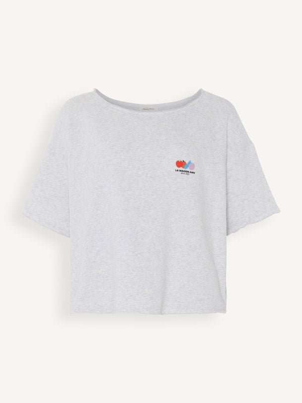 American Vintage Atubay - Katoenmix T-Shirt - Lichtgrijs Ontdek de Atubay katoenmix T-shirt van American Vintage in de kleur lichtgrijs bij Orangebag. Op werkdagen voor 21:45 besteld, morgen in huis.