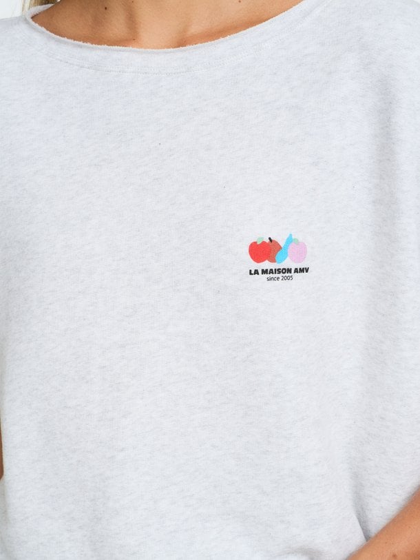 Ontdek de Atubay katoenmix T-shirt van American Vintage in de kleur lichtgrijs bij Orangebag. Op werkdagen voor 21:45 besteld, morgen in huis.