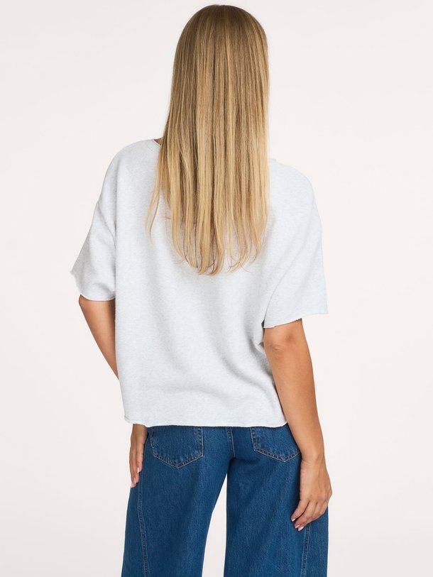 Ontdek de Atubay katoenmix T-shirt van American Vintage in de kleur lichtgrijs bij Orangebag. Op werkdagen voor 21:45 besteld, morgen in huis.