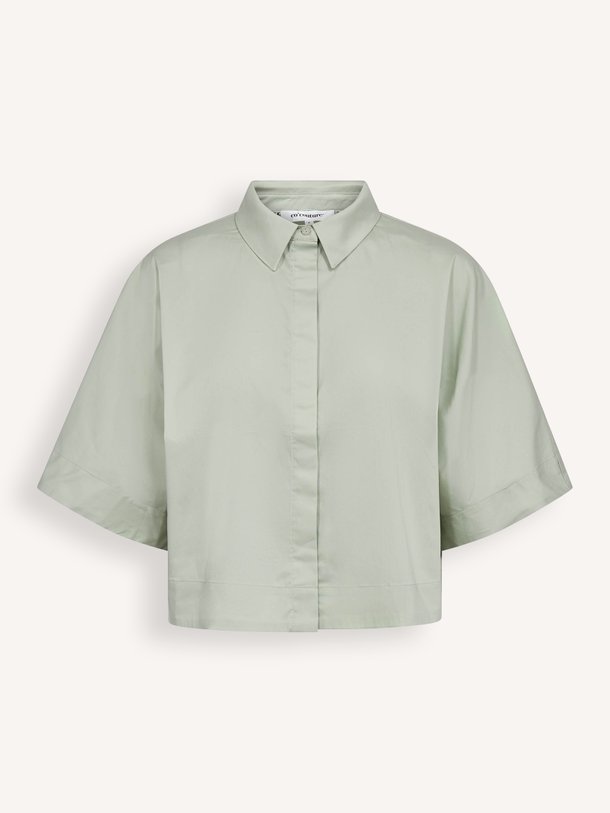 Ontdek de Elara katoenmix blouse van Co'Couture in de kleur Mintgroen bij Orangebag. Op werkdagen voor 21:45 besteld, morgen in huis.