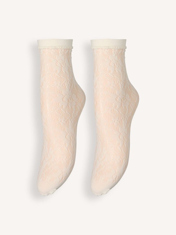 Ontdek de Lacia kanten sokken van Becksondergaard in de kleur Off-white bij Orangebag. Op werkdagen voor 21:45 besteld, morgen in huis.