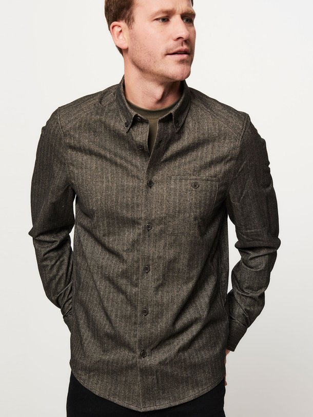Ontdek de Liet viscosemix overhemd met dessin van Drykorn in de kleur donkergrijs bij Orangebag. Op werkdagen voor 21:45 besteld, morgen in huis.
