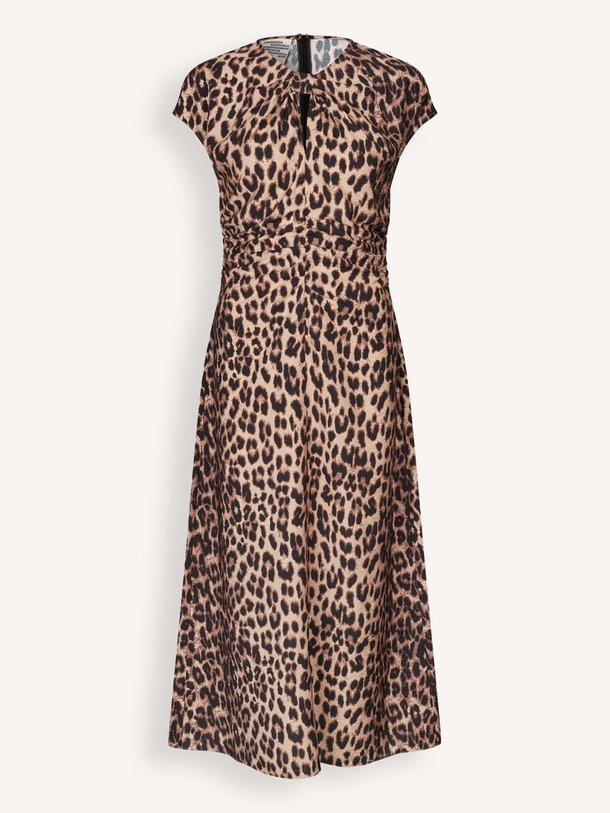 Ontdek de Akeyla viscosemix jurk met leopard print van Baum und Pferdgarten in de kleur bruin bij Orangebag. Op werkdagen voor 21:45 besteld, morgen in huis.
