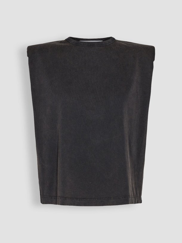Ontdek de Eduarda organic cotton cropped T-shirt van Co'Couture in de kleur zwart bij Orangebag. Op werkdagen voor 21:45 besteld, morgen in huis.