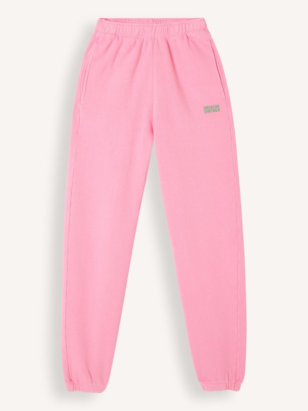 Ontdek de Izubird katoenmix joggingbroek van American Vintage in de kleur roze bij Orangebag. Op werkdagen voor 21:45 besteld, morgen in huis.