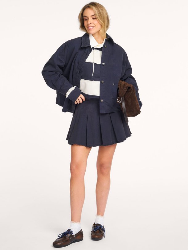 Ontdek de Windy katoenen geplooide rok van Bellerose in de kleur Blauw bij Orangebag. Op werkdagen voor 21:45 besteld, morgen in huis.