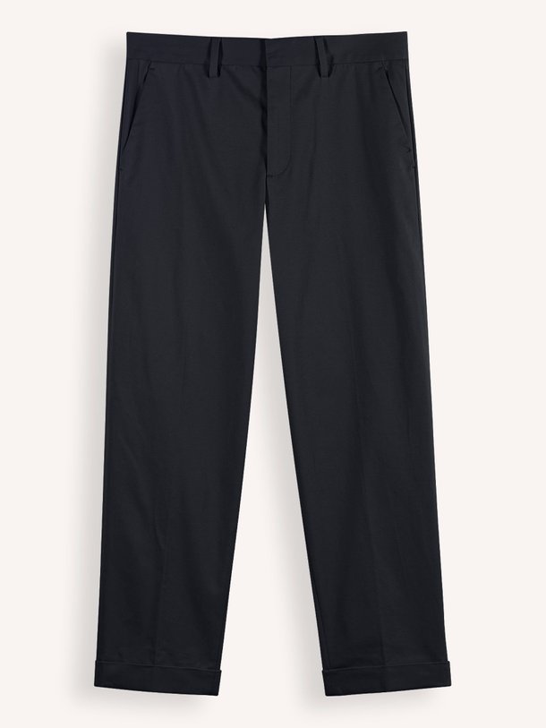 Ontdek de Auckley katoenmix pantalon van Closed in de kleur donkerblauw bij Orangebag. Op werkdagen voor 21:45 besteld, morgen in huis.