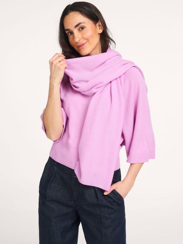 Ontdek de Organic cashmere sjaal van Repeat in de kleur Roze bij Orangebag. Op werkdagen voor 21:45 besteld, morgen in huis.
