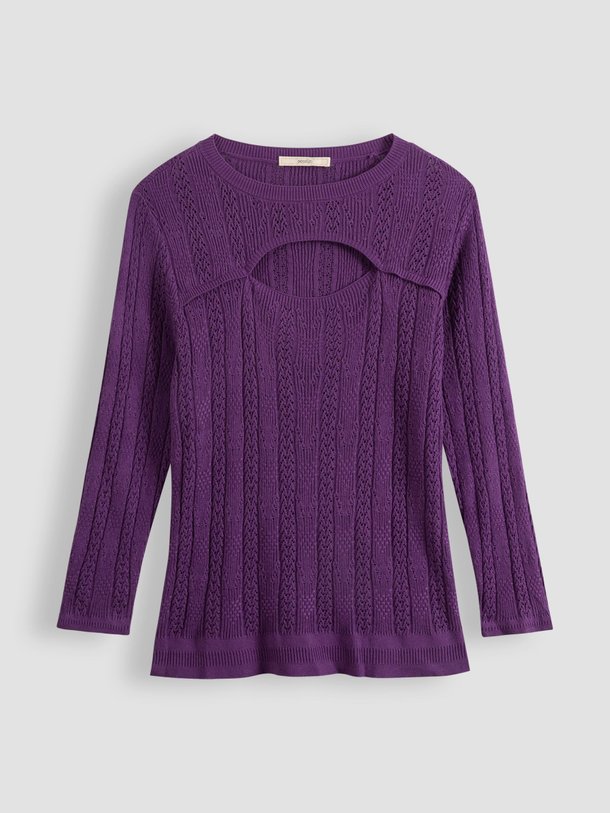 Ontdek de Alena viscose/katoenmix top met dessin van Sessun in de kleur paars bij Orangebag. Op werkdagen voor 21:45 besteld, morgen in huis.