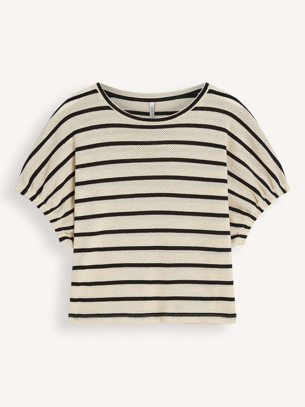 Ontdek de Top Striped gauze van Summum bij Orangebag. Op werkdagen voor 21:45 besteld, morgen in huis.