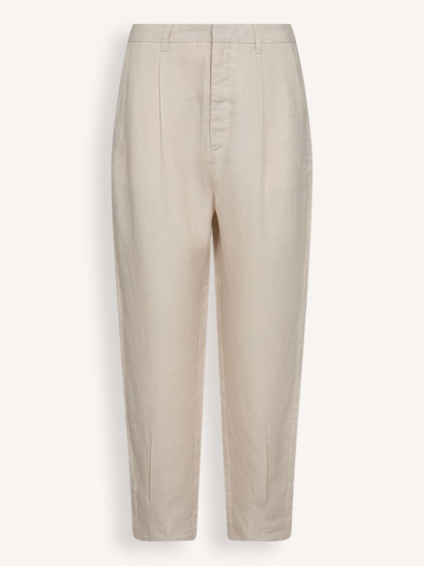 Ontdek de Nature linnen broek van Copenhagen Muse in de kleur ecru bij Orangebag. Op werkdagen voor 21:45 besteld, morgen in huis.