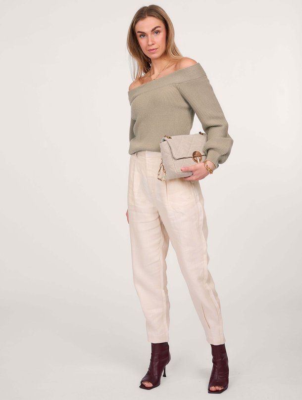 Ontdek de Nature linnen broek van Copenhagen Muse in de kleur ecru bij Orangebag. Op werkdagen voor 21:45 besteld, morgen in huis.