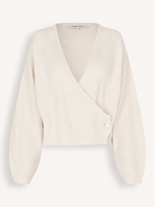 Ontdek de Gabby alpacamix overslag vest van Second Female in de kleur Beige bij Orangebag. Op werkdagen voor 21:45 besteld, morgen in huis.