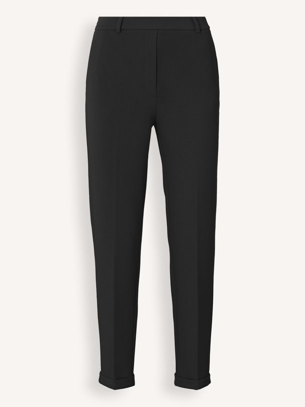 Ontdek de Katoenmix stretch broek van Yaya in de kleur zwart bij Orangebag. Op werkdagen voor 21:45 besteld, morgen in huis.