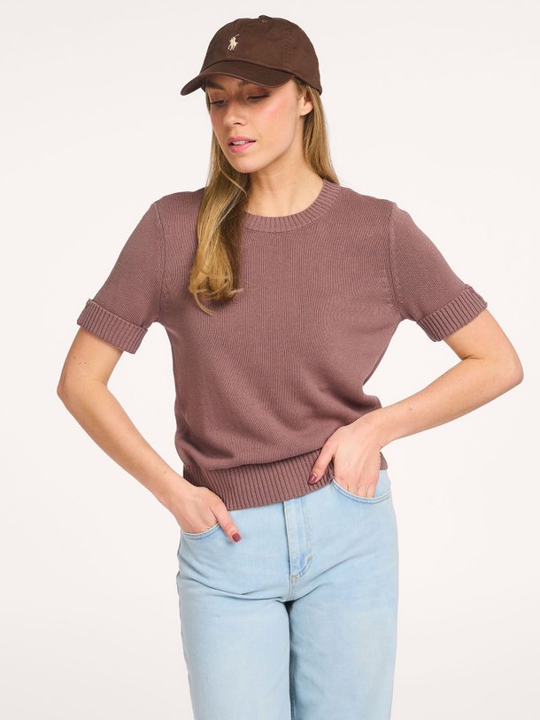 Ontdek de Katoenmix trui van Yaya in de kleur Taupe bij Orangebag. Op werkdagen voor 21:45 besteld, morgen in huis.