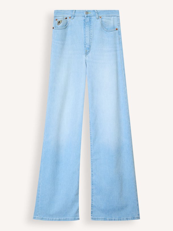 Ontdek de Palazzo mid waist flared fit stretch jeans van Lois in de kleur Blauw bij Orangebag. Op werkdagen voor 21:45 besteld, morgen in huis.