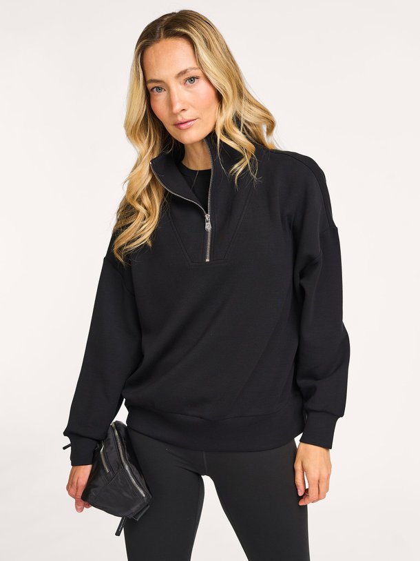 Ontdek de Hawley viscosemix sweater van Varley in de kleur zwart bij Orangebag. Op werkdagen voor 21:45 besteld, morgen in huis.