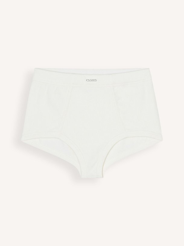 Ontdek de Katoenmix rib slip van Closed in de kleur Off-white bij Orangebag. Op werkdagen voor 21:45 besteld, morgen in huis.