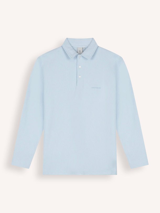Ontdek de Erato katoenmix polo sweater van Law of the Sea in de kleur Blauw bij Orangebag. Op werkdagen voor 21:45 besteld, morgen in huis.