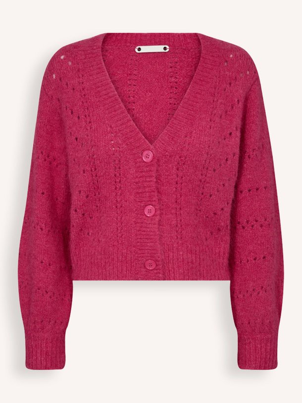 Ontdek de Coralie wolmix vest van Co'Couture in de kleur fuchsia bij Orangebag. Op werkdagen voor 21:45 besteld, morgen in huis.