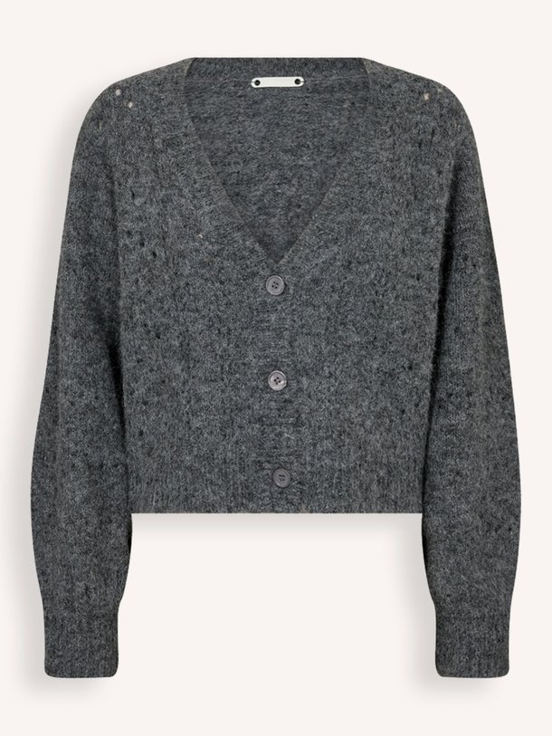Ontdek de Coralie wolmix gemêleerd vest van Co'Couture in de kleur grijs bij Orangebag. Op werkdagen voor 21:45 besteld, morgen in huis.