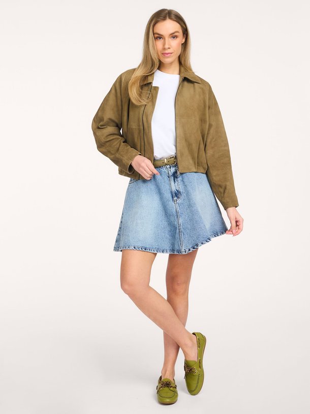 Ontdek de Indigo denim rok van Sofie Schnoor in de kleur Blauw bij Orangebag. Op werkdagen voor 21:45 besteld, morgen in huis.