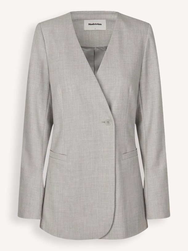 Ontdek de Heart rayonmix gemêleerde blazer van Modstrom in de kleur lichtgrijs bij Orangebag. Op werkdagen voor 21:45 besteld, morgen in huis.